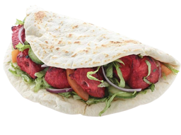 Chicken Tikka & Doner Nan Wrap