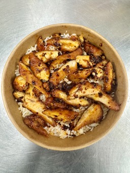 Hot Honey Chicken Rice Bowl